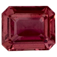 1.25 Ct Pink Sapphire Octagon Cut Loose Gemstone