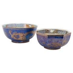 2 Wedgwood Fairyland Lustre Bowls Designed by Daisy Makeig-Jones