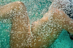 Champagne - underwater nude photograph - archival pigment print 43x65"