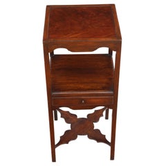 Antique Quality Georgian circa 1810 Mahogany Bedside Table Washstand