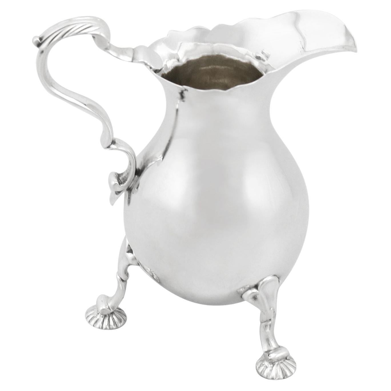 Caraffa per panna in argento sterling georgiano