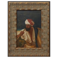 Dopo John Morgan, "Ritratto di un uomo di Betlemme" Pittura orientalista
