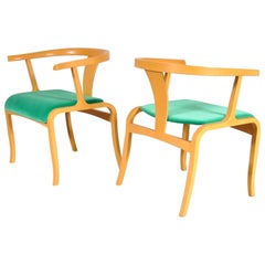 Rare Office/Side Chair Attributed to Toshiyuki Kita for Tendo, Japan, circa 1960