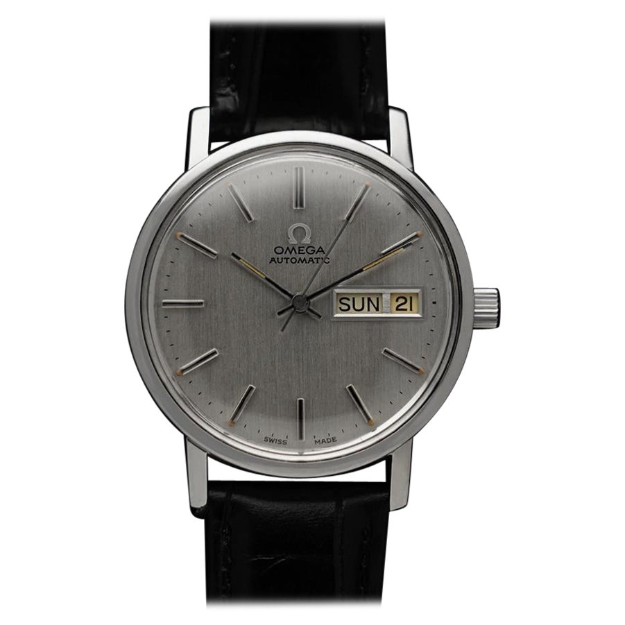 1972 Reloj Omega Seamaster para caballero, Automático, Día y Fecha de ajuste rápido - SS