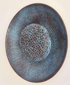 Aplique de pared "Sol" de cerámica escandinava moderna de Sejer Denmark, años 60