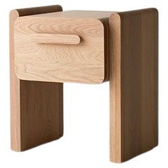 Comodini Bertu, Comodino Iris Oak, sbiancato