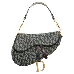 Dior Saddle Oblique Blue