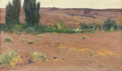 "Alberi in un paesaggio" Eanger Irving Couse, Paesaggio del sud-ovest americano