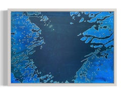 Blue Depths- abstract painting