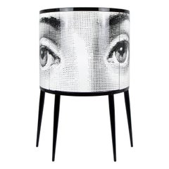 Fornasetti Consolle Occhi Eyes from the Tema e Variazioni Series Black White
