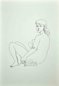 Donna nuda - Offset d'epoca di Franco Gentilini - Anni Settanta