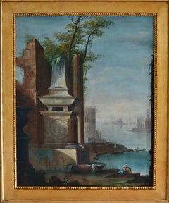 Capriccio View with Classical Ruins and Santa Maria della Salute