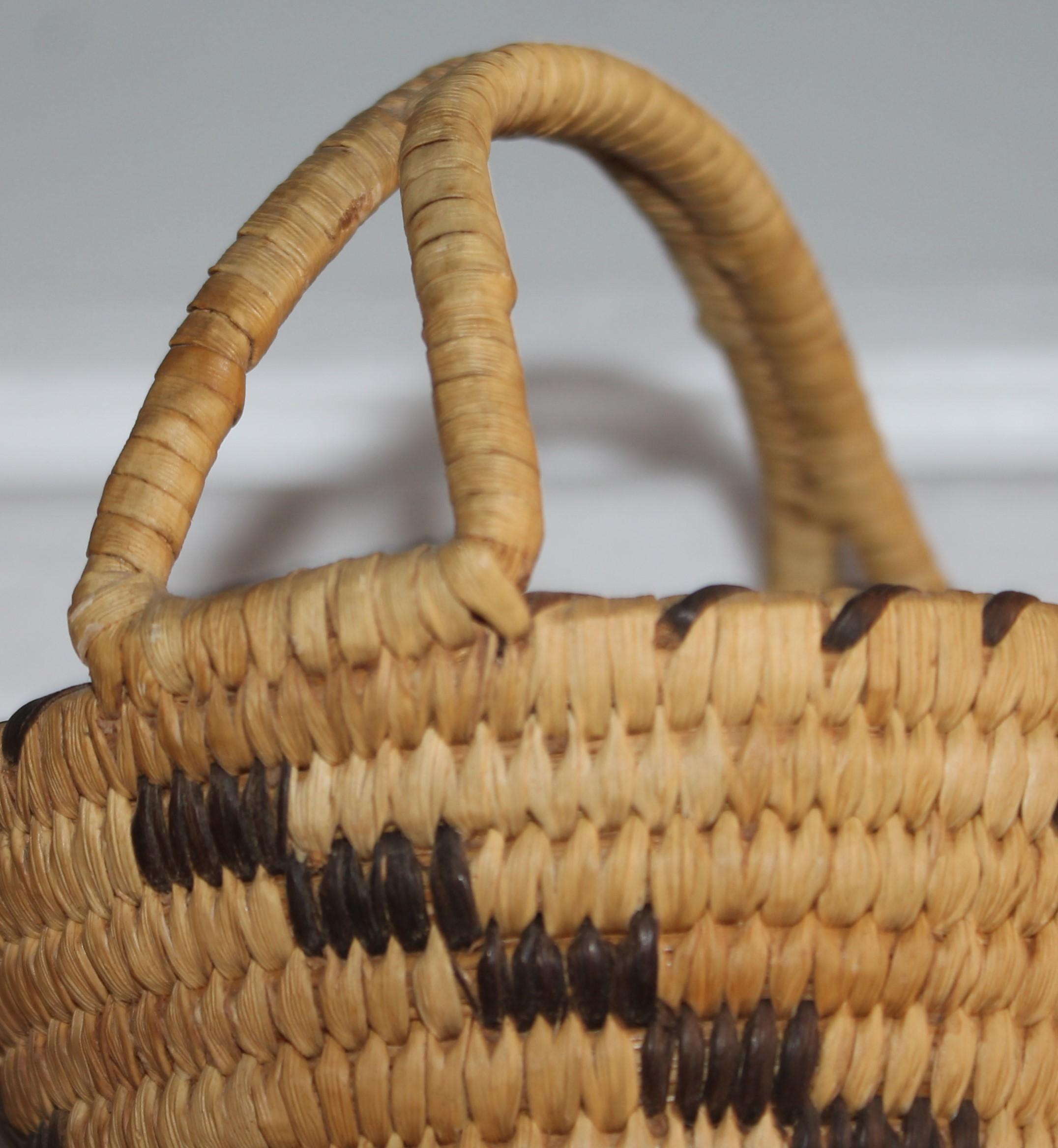 Group of 4 Small 20th C Papago Indian Baskets For Sale 1