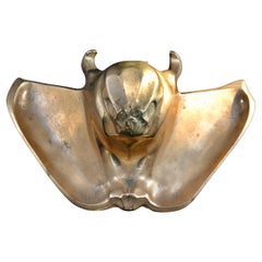 Calamaio Jugenstile Bronzo Fledermaus