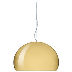 Kartell Medium FL/Y Lampada a sospensione in oro di Ferruccio Laviani