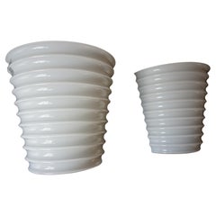 Leucos Modulo P22, set di 2 lampade da parete di Murano di Toso & Massari, 1960