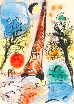 Vision de Paris (Cramer 43; Mourlot 287), The Lithographs of Chagall