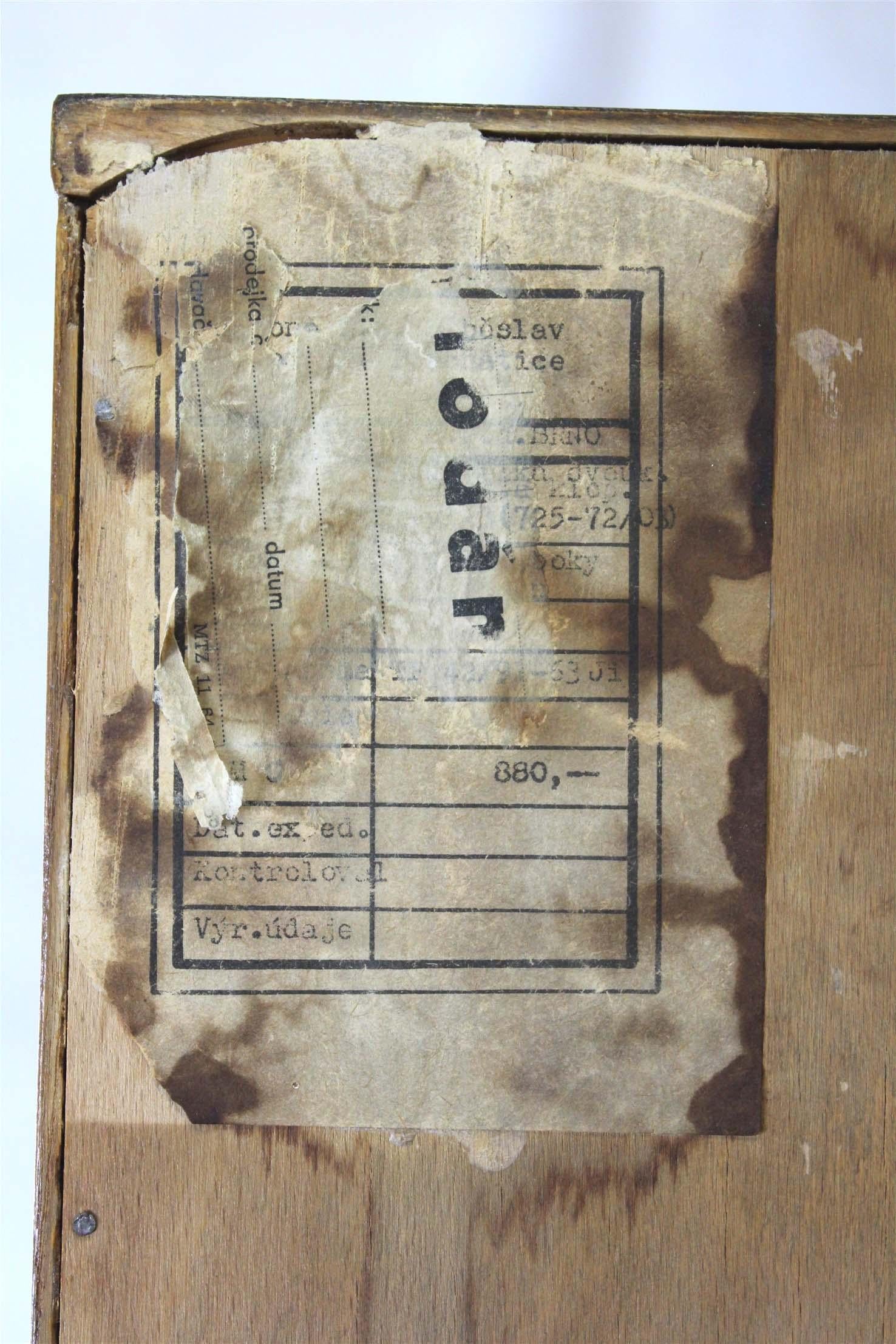 Armadio in frassino e noce di Jitona, metà secolo, 1960 in vendita 11