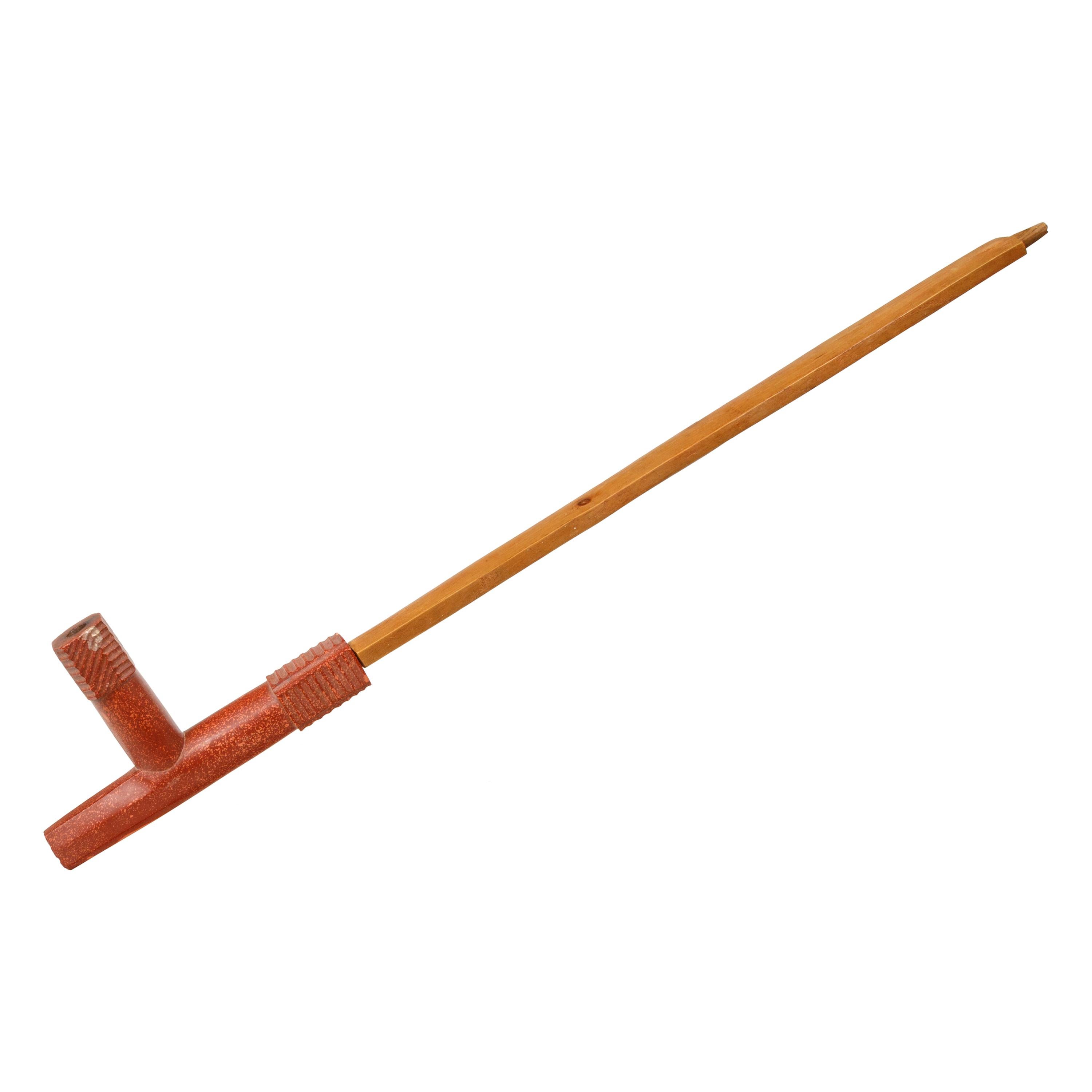Native American Sioux Catlinite T Pipe