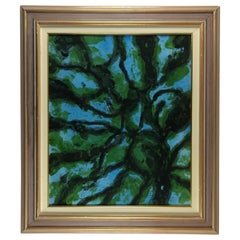 Pittura astratta originale firmata Olivier