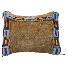 Sioux Brain Tanned and Beaded Work Bag