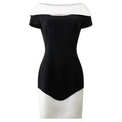 Thierry Mugler S/S 1996 Rare Vintage Sculptural Hourglass Dress FR40