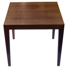Tavolino d'epoca in palissandro danese di Severin Hansen, anni '60