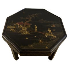 Wonderful quality antique Edwardian chinoiserie decorated coffee table